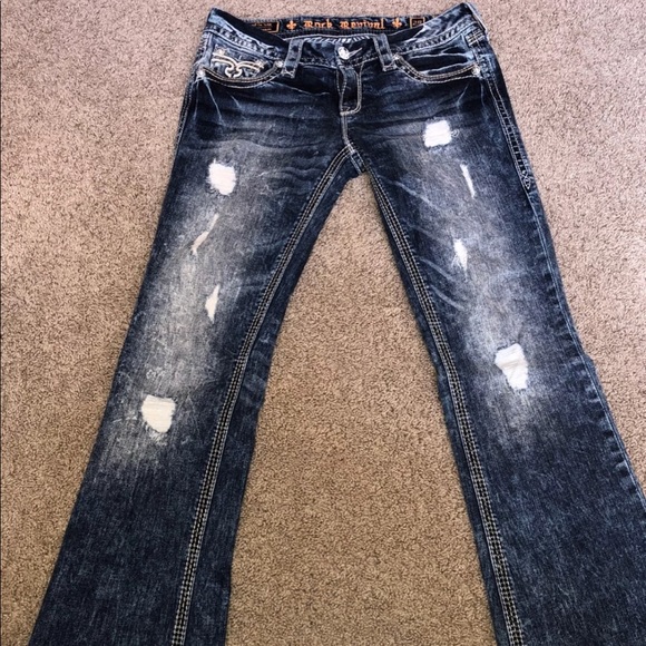 ❌SOLD❌Rock Revival Jeans 29 - Picture 5 of 5
